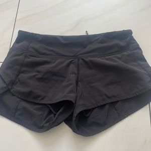 Black Lululemon speed ups size 2